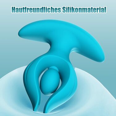 Анальний вібратор Jpscor з повітряним насосом, 10 режимів, для чоловіків та жінок, синій