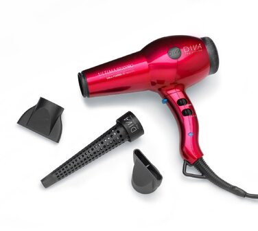 Професійний фен для волосся DIVA Pro Styling Ultima 5000 Pro, 2200 Вт, AC-мотор, фіолетовий