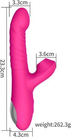 Вібратор G-Punkt Klassischer Rabbit, комплект для пар: 2 вібратори з 10 режимами, чорний