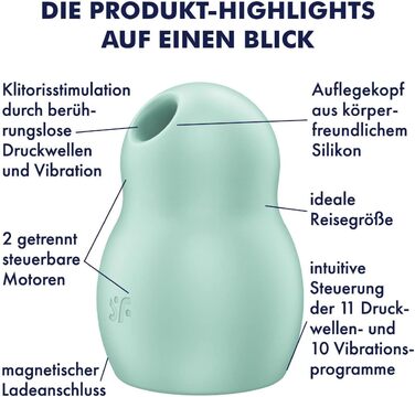 Вібратор Satisfyer Pro To Go 1: подвійний мотор, компактний, водонепроникний (IPX7), для жінок