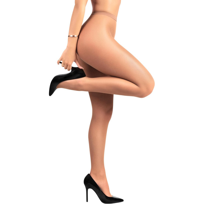 Шоседки мікрофібра з високою талією для жінок XL, коричневі Sofsy