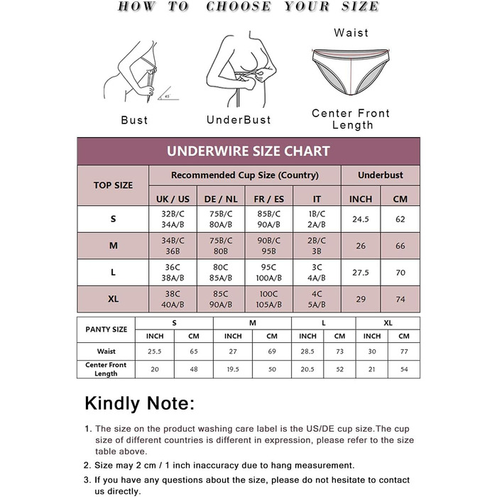 SHEKINI Сексуальний комплект нижньої білизни для жінок: бюстгальтер з кісточками, push-up, мереживо, посилений, танга, глибокий виріз, відкритий спина, бюстєль, спідня білизна, рожевий, 6114 XL