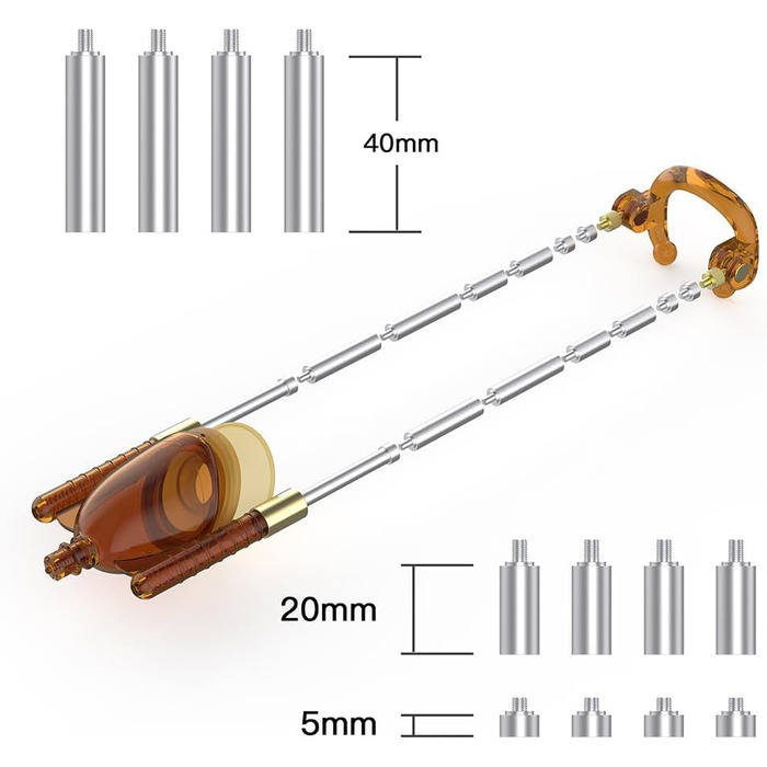 Набір для збільшення пеніса Hmxseu: вакуумна помпа з 3 манжетами, екстендер, стрітчер. Для чоловіків.