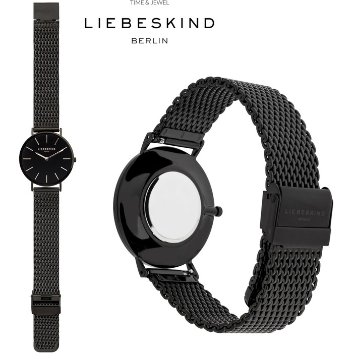 Жіночий наручний годинник Liebeskind Berlin LT-0156-MQ IP Black чорний