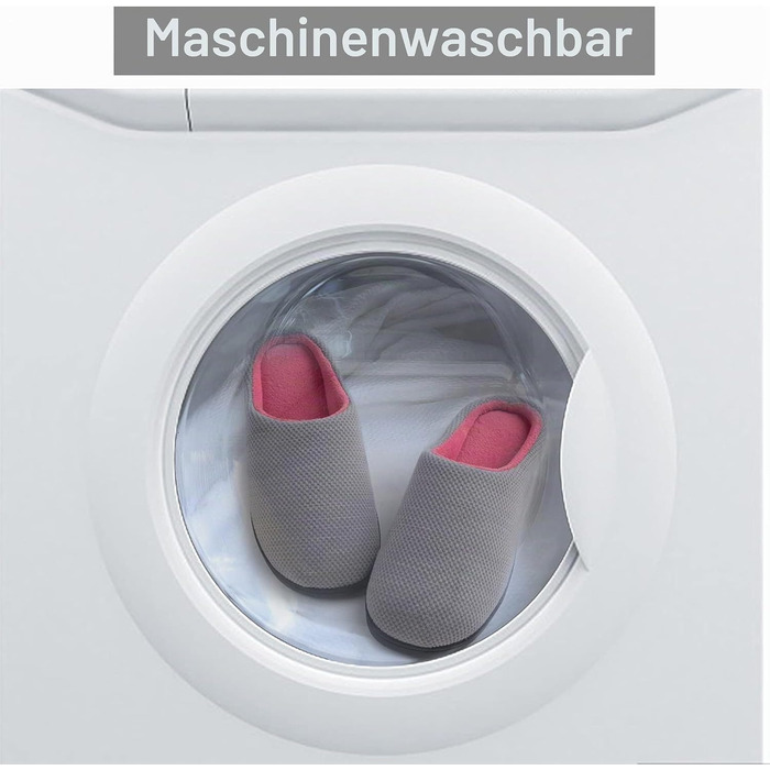 Жіночі домашні капці RockDove з ефектом пам'яті (Memory Foam), в'язка Birdseye, сіро-рожеві, розмір 40/41 EU