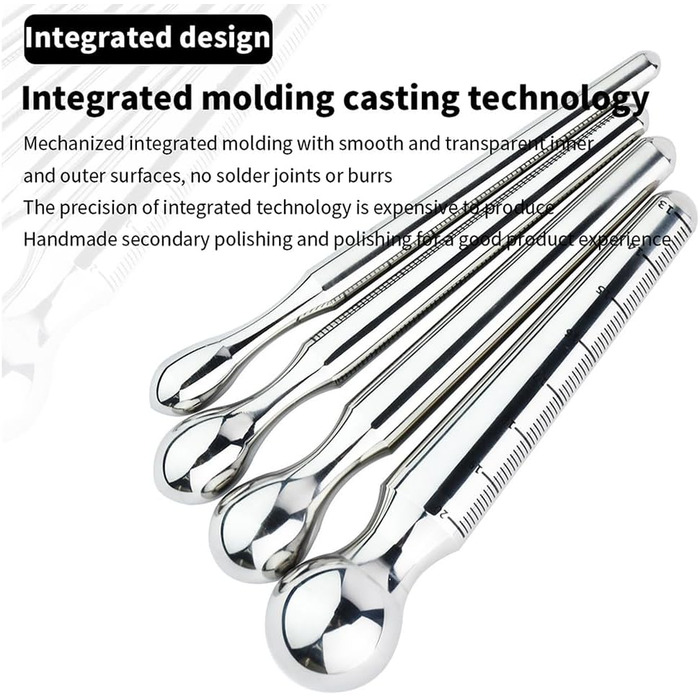 Розширювач сечоводу з нержавіючої сталі Seckoe для чоловіків (XL) - дилататор, катетер, сонда, масажер простати, секс-іграшка