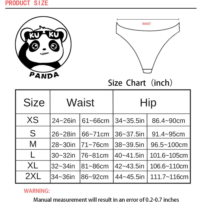 Сексуальні жіночі стрінги KUKU PANDA 6 шт. набір - безшовні труси, стрінги, кольори: чорний, білий, червоний, леопард