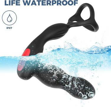 Аналізатор для чоловіків PINTLE 4-в-1: масаж простати, вібрація, кільце для пеніса, дистанційне керування