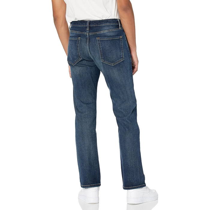 Чоловічі джинси Amazon Essentials Bootcut прямого крою, темно-синій колір (Dark Wash), розмір 42W / 34L