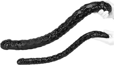 Анальний плагін Doppeldildo 52/70 см - гнучкий, для стимуляції G-точки, для пар, вагінальний дилататор