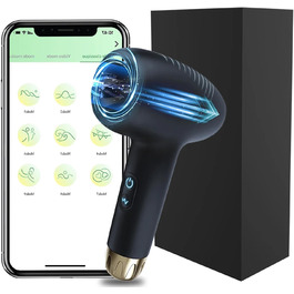 Вібратор для чоловіків HXLXW з 10 режимами вібрації, подовжувач пеніса, допомога при ерекції, керування через додаток