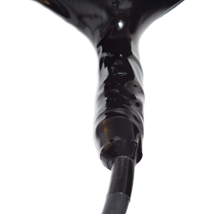 Латексні шорти Slip Rubberfashion з пеніс-кавери та маска - чорний латекс для чоловіків, 0.4 мм