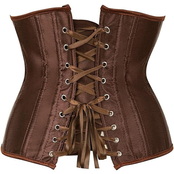 Корсет для жінок KUOSE - корсет-бра, фігурна спідниця, корсет для схуднення, великі розміри (30-32, коричневий)