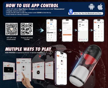 Електричний секс-іграшка JFRong з 9 режимами вібрації та функцією соски, 360° обертання, реалістична вагіна для чоловіків