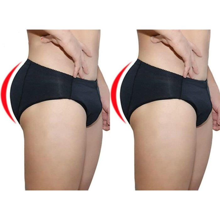 Чоловічі шорти-боксери GSFLYSH S-3XL: чорні, з підкладкою, для корекції фігури, безшовні