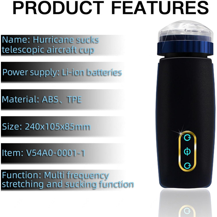 Автоматичний статевий масажер для чоловіків з режимами всмоктування - сексуальна іграшка для самостійних задоволень