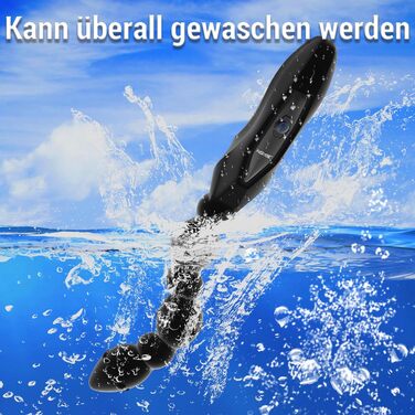 Вібруючий анальний масажер для простати LYMAIS - стимуляція G-точки, 10 режимів, комплект