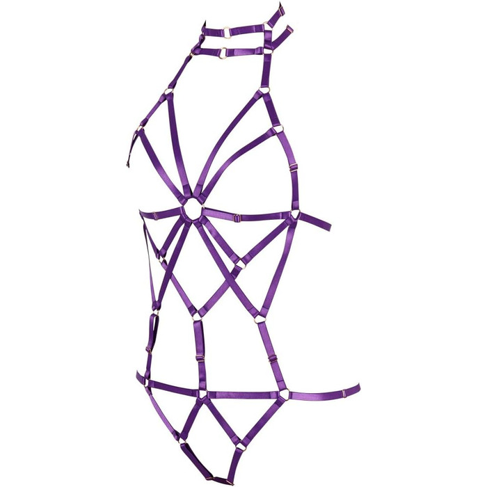 Корсет-нагрудник BANSSGOTH для жінок, фіолетовий, готичний стиль, регульований, для фестивалів та рейвів