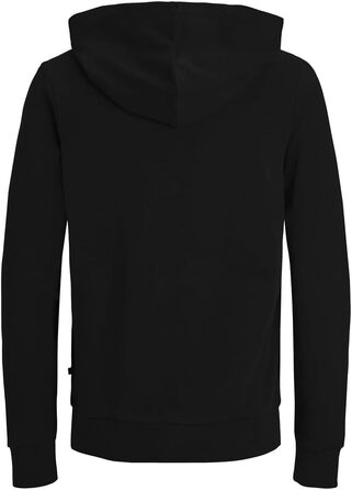Чоловіча толстовка-худі на блискавці Jack & Jones Jjeholmen Noos, чорна (Reg Fit, XXL)