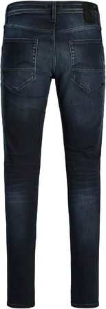 Чоловічі джинси JACK & JONES Ubbo Glenn Slim Fit, темно-сині, стрейч-денім (33W / 32L)