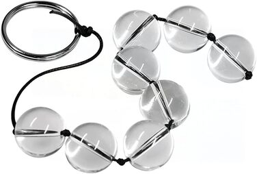 Анальні кульки з кришталю Jinqian, анальна куля, ланцюжок, вагінальні кульки Кегель для жінок