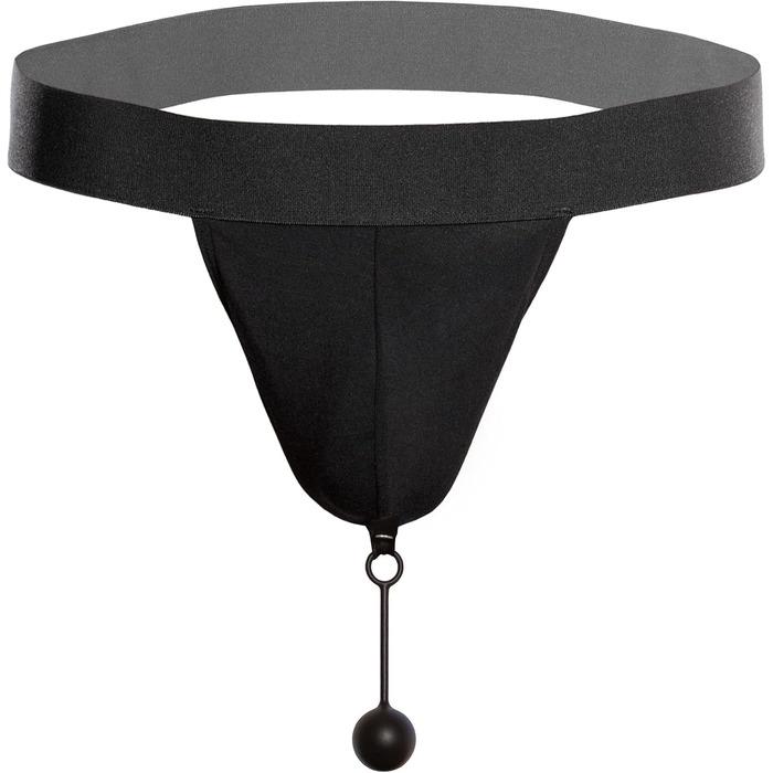 WILDYOU A-String Kilian Plug Tanga XL Чорний - сексуальна білизна для дорослих