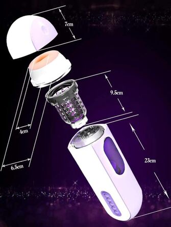 Автоматичний чоловічий мастурбатор з 10 функціями телескопічного витягування та режимами обертання. Секс-іграшка, вібратор для чоловіків