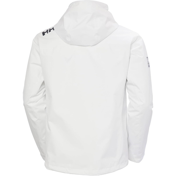 Чоловіча утеплена куртка-мідлеєр Helly Hansen Midlayer Crew Jacket 2.0 з капюшоном, водонепроникна outdoor-куртка, біла, розмір 4XL