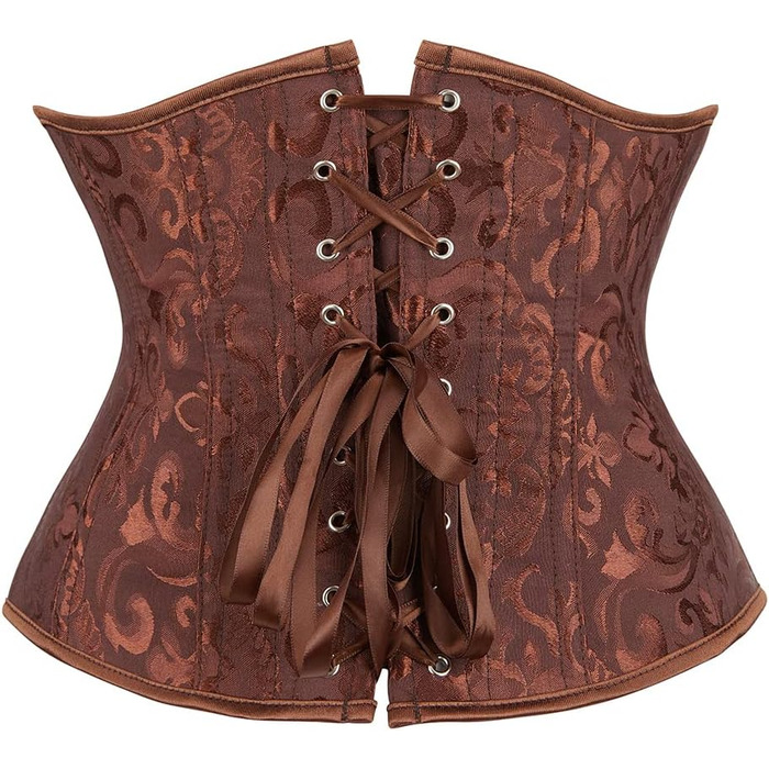 Корсет для схуднення KUOSE для жінок, підтримує груди, модель Body Bauchweg, великі розміри 32-34, коричневий