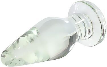 Скляний дилдо для анусу OnundOn - великий розмір 19.3 x 7.2 см