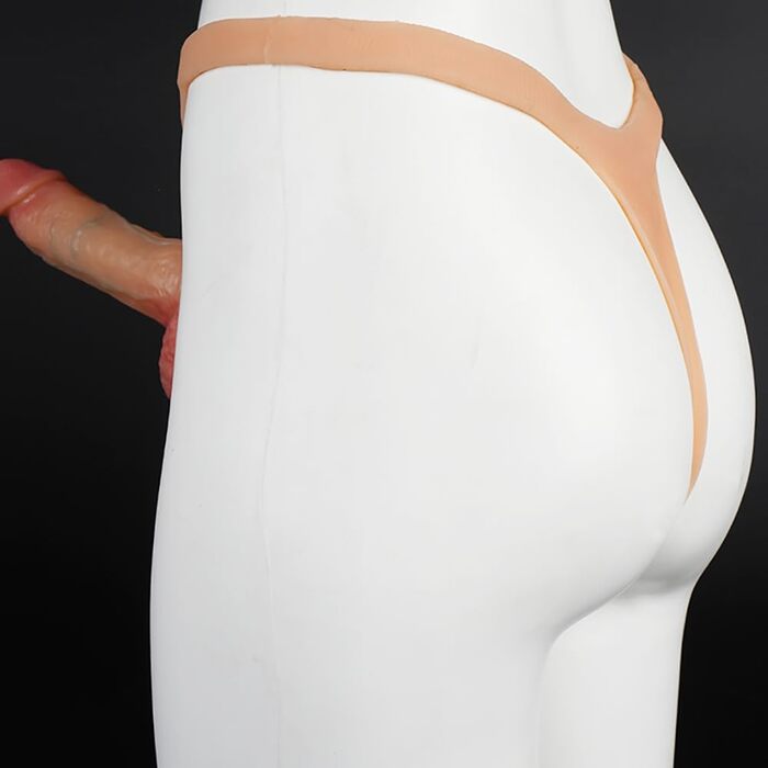 Реалістична пеніс-манжета з венами та яєчками для чоловіків та жінок, SM-іграшка, збільшувач пеніса