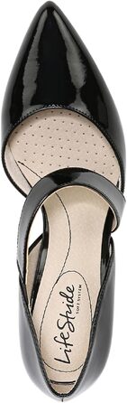 Жіночі туфлі-човники LifeStride Suki Pump, чорний лак, розмір 40 EU (Wide/Широка колодка)