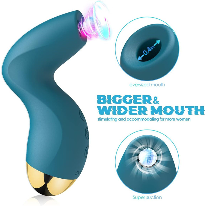 Вібратор для жінок SVAKOM - потужний кліторальний стимулятор, водонепроникний, для пар, XXL