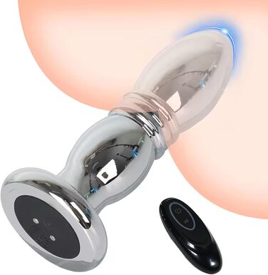 Анальні вібратори Qhysin з пультом дистанційного керування: 10 режимів, для чоловіків та жінок, стимулятор простати, секс-іграшки