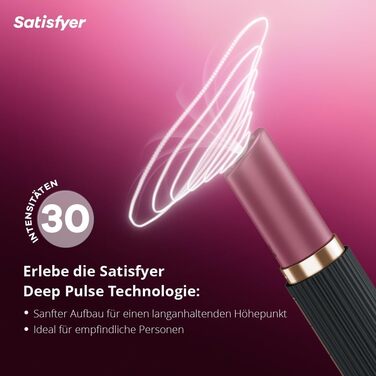 Вібратор Satisfyer Deep Kiss | Інтимна іграшка для жінок | Deep Pulse | Стимуляція клітора | Інструменти жіночого велнес | 3x10 програм