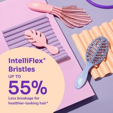 Гребінець-розплутувач Wet Brush Go Green Detangler, екологічний (Plant Based), сірий — для всіх типів волосся