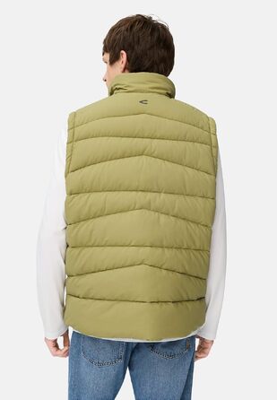 Чоловічий жилет camel active з коміром-стійкою, колір моховий камінь, розмір XXL