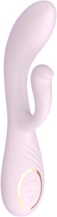 Вібратор для жінок та пар Sexspielzeug Rabbit, рожевий, 12 режимів, силікон