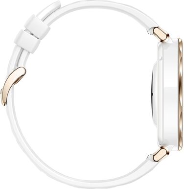 Смарт-годинник Huawei Watch GT 5 Pro 42mm білий: ЕКГ, GPS, моніторинг здоров'я, Bluetooth-дзвінки, до 14 днів автономності, для iOS та Android