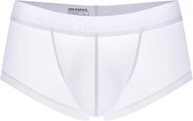 Чоловіча труси боксер з м'якої тканини, дихаюча білизна, комплект 7 шт. (M, білий)