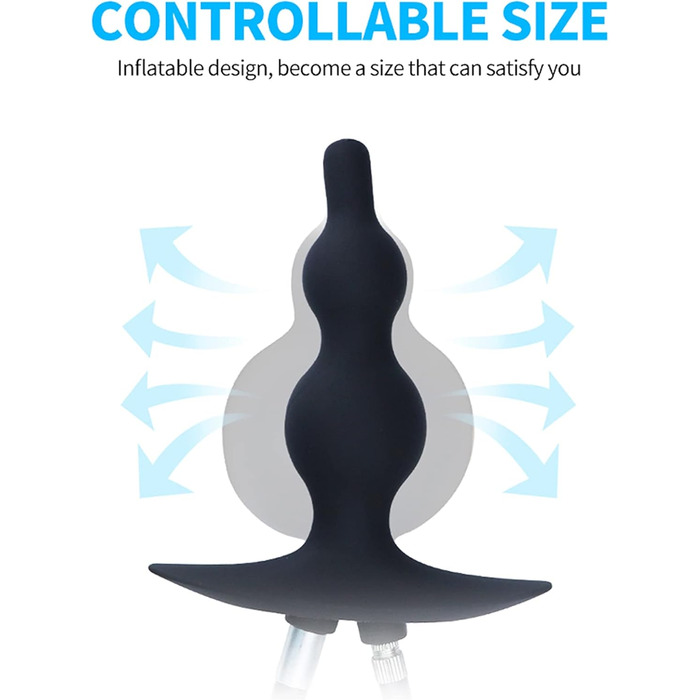 Анальний плагін TYDAY з силікону для BDSM-ігор: анальдуше, стимуляція простати, для чоловіків та жінок