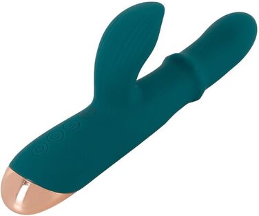 Вібратор You2Toys Thumping Rabbit, Зелений, 12.4 см