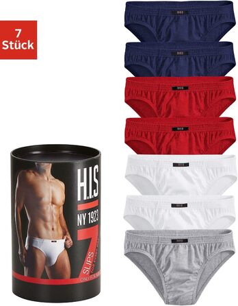 Чоловіча футболка H.I.S. Sip (L, Морський, Червоний, Білий, Сірий меланж)