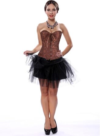 Корсет жіночий готичний, корсаж вінтажний, корсет піратський чорного кольору, великі розміри 3XL