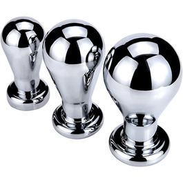 Анальний плагін Soarvlorfy з металу, великий розмір, з кристалами, для масажу G-точки та простати, анальні дилататори, іграшки для дорослих, срібло, L