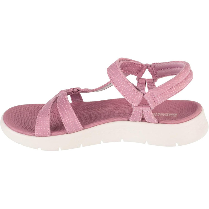 Жіночі сандалі Skechers Go Walk Flex, текстильні, колір mauve (бузковий), розмір 37 EU