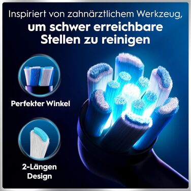 Електрична зубна щітка Oral-B iO Series 6 Black Lava: 5 режимів очищення, 3 насадки та дорожній футляр