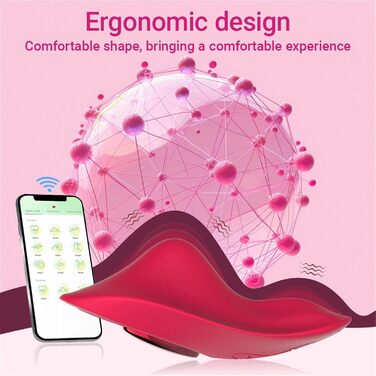 Вібратор для жінок та пар з пультом дистанційного керування, 10 режимів, Butterfly Vibrator