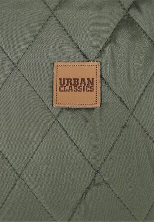 Чоловіча стібана куртка Urban Classics Diamond Quilt Jacket, оливкова, розмір 4XL