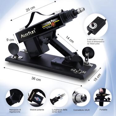 Секс-машина з дилдо та мастубатором, Love Machine з 8 насадок-дилдо, іграшки для дорослих для жінок та чоловіків